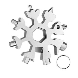 20 in 1 snowflake multi-tool ,great christmas stocking stuffer,unique gifts for dad men women