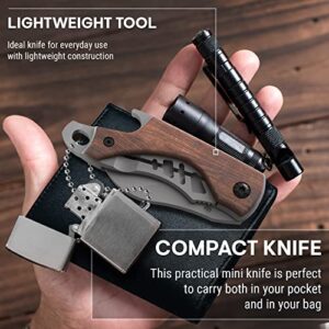 GOOD WORKER 5.7’’ Pocket Knife - Mini Folding Knives - Small Sharp Knife with Bottle Opener - Cool EDC Knives - Tiny Folding Knife - Foldable Knife - Stocking Stuffers for Men Women Children 6779