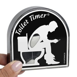 toilet timer by katamco (classic), funny gift for men, husband, dad, fathers day, birthday, christmas stocking stuffer
