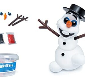 Let's Build A Snowman, Gingerbread Man, & Christmas Tree (3 Piece Kit), Boys and Girls Christmas Stocking Stuffers for Kids; Make Snowman Crafts, Ornaments, Kids Gifts for Xmas, Figurines (Clay/Putty)