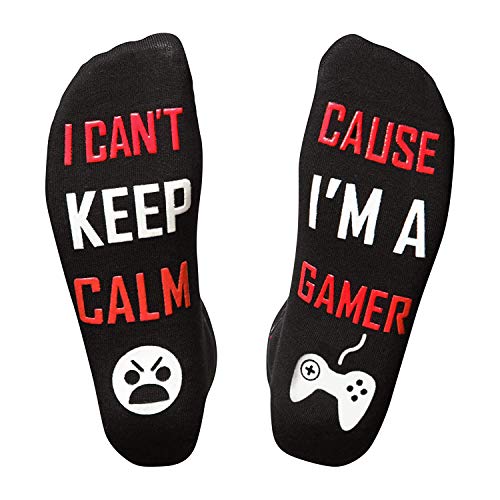 I'm Gaming Socks Novelty Gift Funny Christmas Stocking Stuffers For Game Christmas Gift