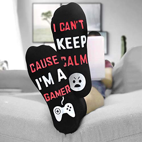 I'm Gaming Socks Novelty Gift Funny Christmas Stocking Stuffers For Game Christmas Gift