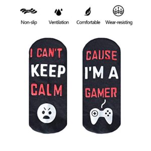 I'm Gaming Socks Novelty Gift Funny Christmas Stocking Stuffers For Game Christmas Gift