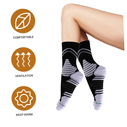 GAFOKI 3 Pairs Sports Socks Stocking Stuffers for Guys Slipper Socks Men's Athletic Socks Basketball Socks Men Breathable Socks Outdoor Socks Men Sweat Releasing Socks Breathable Socks