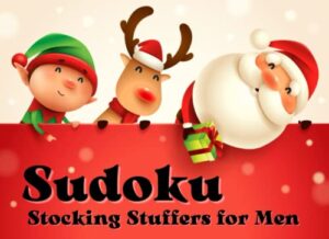stocking stuffers for men: sudoku (stocking stuffers for adults)