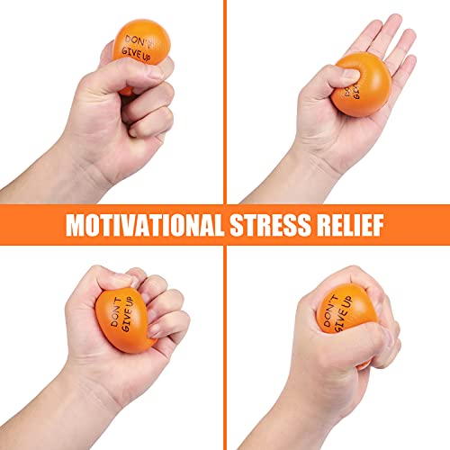 KDG Motivational Stress Balls(4 Pack) for Kids and Adults,Stress Relief Balls with Quetos to Relieve Anxiety and Manage Anger as Gift…