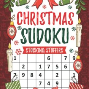 Christmas Sudoku Stocking Stuffers: Fun Christmas Holiday Activity Book For Adults