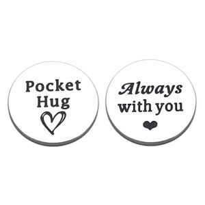 pocket hug token good luck charms long distance relationship get well soon gifts for women inspirational birthday gifts for teen girls boys back to school gifts for kids stocking stuffers for adults