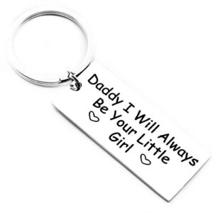 christmas gifts womens mens stocking stuffers for dad women men adults stockings stuffer daddy gifts from daughter ill always be your little girl keychain daddy and daughter