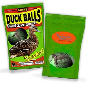 Giant Duck Balls Bath Time Adventure Kit - Funny Gift for Hunters - Duck Hunting Gifts for Men - Stocking Stuffer, Hilarious Gag Gift, Adult Gift Baskets, Dirty Santa, Bath Bomb, Bath Time