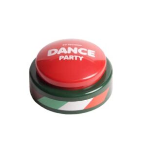 30 Second Dance Party - The Holiday Button | Dance Party Button with Music | Gag Gifts | Office Toys, Stocking Stuffer