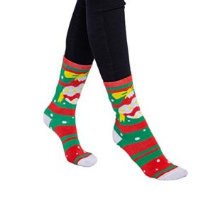JOYIN 12 Pairs Warm Soft Cotton Christmas Socks Set for Christmas, Holiday or Birthday Gift