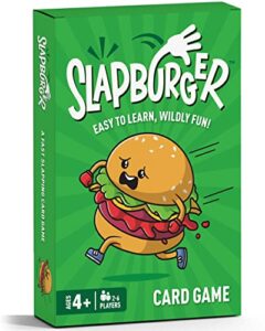 slapburger – fun family games for game night – playing card games for kids and adults, families, teens, car travel, camping, party, stocking stuffer gifts – ages 4 and up, 2-6 players, 15 min