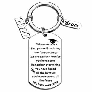 graduation class of 2023 college gifts for him her medical high school college masters degree graduation keychain for teens girls boys son daughter friends nurse senior students stocking stuffers