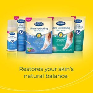 Dr. Scholl's Ultra Hydrating Foot Mask 3 Pack , Intensely Moisturizes Repairs and Softens Rough Dry Skin with Urea, 3 Count 1 Pair