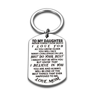inspirational birthday back to school gifts keychain for women teenage girls daughter gifts from mom stocking stuffers for teens her adult women christmas birthday coming of age gradation wedding gift
