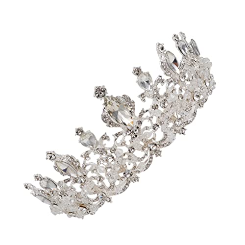 STAHAD Rhinestone Crown Stocking Stuffer Hair Gifts De Alloy Baroque Crystal Headband Tiara Wedding Headpiece Pageant Tiara Party Accessory Rhinestones Wedding Tiara Alloy