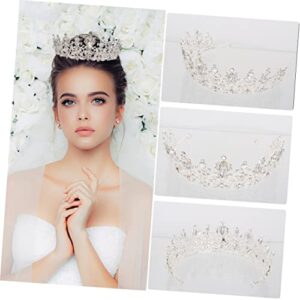 STAHAD Rhinestone Crown Stocking Stuffer Hair Gifts De Alloy Baroque Crystal Headband Tiara Wedding Headpiece Pageant Tiara Party Accessory Rhinestones Wedding Tiara Alloy