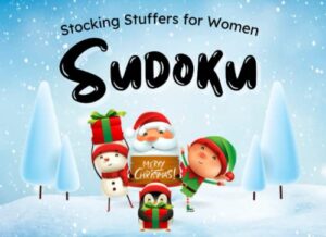 stocking stuffers for women: sudoku (stocking stuffers for adults)