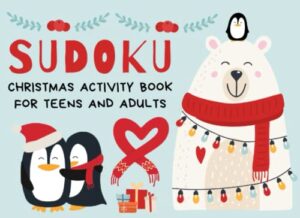 stocking stuffers for women : sudoku: 3 levels : cute cover : christmas activity book for adults for teens : women’s gifts for christmas : book for … grandma : stocking stuffer for her for wife
