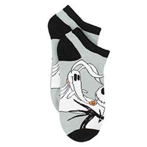 Disney The Nightmare Before Christmas Womens 6 pack Socks (9-11 Womens (Shoe: 4-10), Purple)