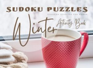 stocking stuffers for women: sudoku puzzles : winter activity book for adults (womens stocking stuffers)