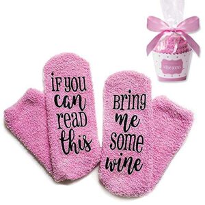 ndlbs stocking stuffers for women- if you can read this socks- novelty socks christmas gifts for women mothers mom grandma
