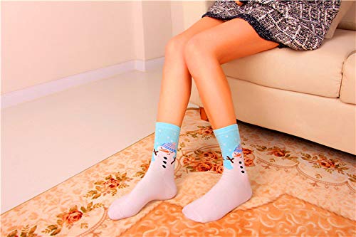 MarJunSep 28 Pairs Women's Christmas Holiday Socks Funny Cotton Xmas Socks Gift Stocking Stuffers for Girls Boys Men