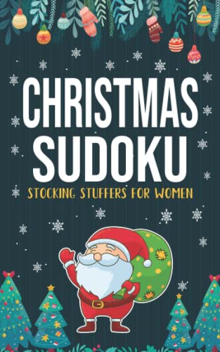 Stocking Stuffers for Women: Christmas Sudoku: Keep The Brain Activity in holiday of Christmas | Sudoku Activity Book in size pocket book (Stocking Stuffers for Adults)