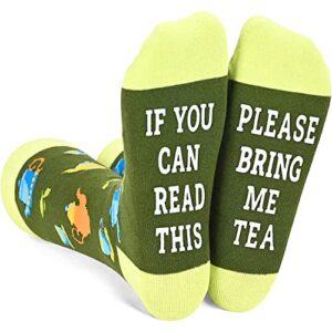 zmart funny socks silly socks for men women teens tea gifts tea socks, tea gifts for tea lovers gifts for tea drinkers tea christmas gifts tea stocking stuffers