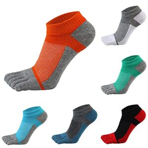 men’s fashion breathable five-toe sock sports socks low home socks socks women compression breathable (r, one size)