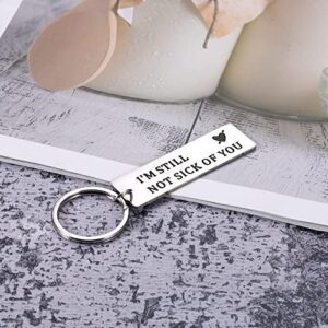 Christmas Stocking Stuffers Valentine's Day Keychain Gifts for Boyfriend Husband Hubby Men Birthday Anniversary Wedding Engagement Gifts for Boyfriend Girlfriend Wife Bride Groom Couples Women Him Her