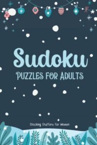 stocking stuffers for women: sudoku puzzles for adults: christmas sudoku puzzle gifts for stocking stuffers