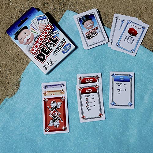 MONOPOLY Deal Card Game, Quick-Playing Card Game for 2-5 Players, Game for Families and Kids Ages 8 and Up