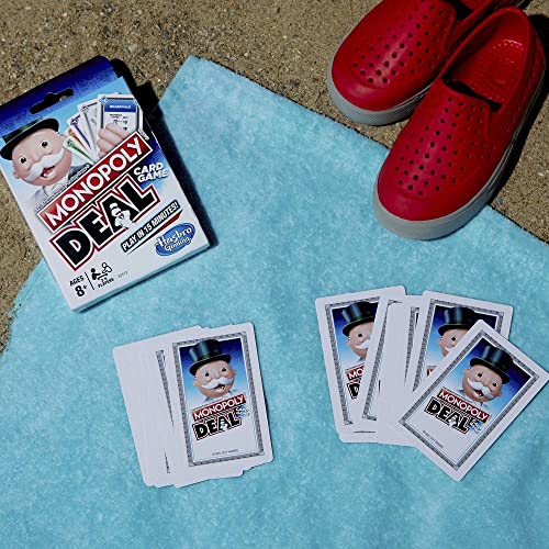 MONOPOLY Deal Card Game, Quick-Playing Card Game for 2-5 Players, Game for Families and Kids Ages 8 and Up