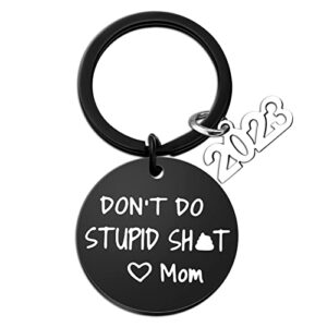 teen boy girl stocking stuffers teen girls for women from mother under 5 dollars don’t do stupd sht pop love mum girls separated from parents 2022 a gag gifts keychain son daughter graduation birthday