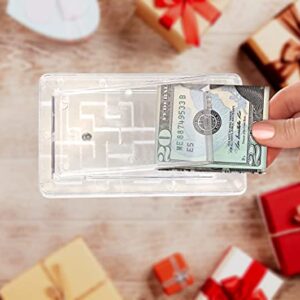 Money Puzzle Box, Money Maze Gift Holder, Fun Way to Give Cash as a Gift - Stocking Stuffers for Kids and Adults