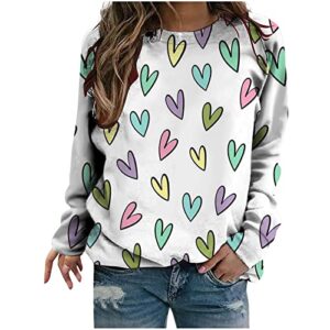 women’s valentines day shirt trendy new years eve top stocking stuffers for teens 2023 multicolor