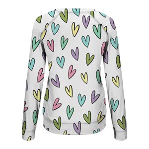 Women's Valentines Day Shirt Trendy New Years Eve Top Stocking Stuffers for Teens 2023 Multicolor