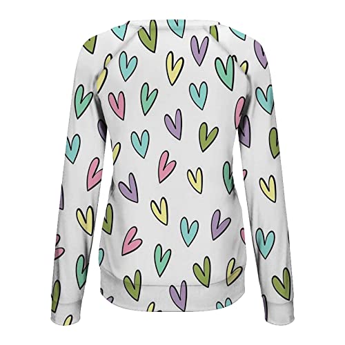 Women's Valentines Day Shirt Trendy New Years Eve Top Stocking Stuffers for Teens 2023 Multicolor