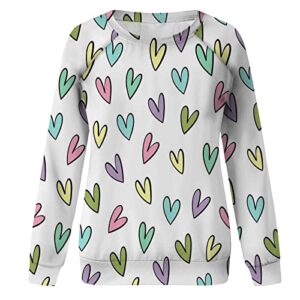 Women's Valentines Day Shirt Trendy New Years Eve Top Stocking Stuffers for Teens 2023 Multicolor