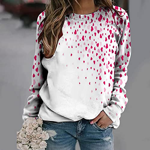 Women Valentine Shirts Trendy New Years Eve Top Stocking Stuffers for Teens 2023 Pink