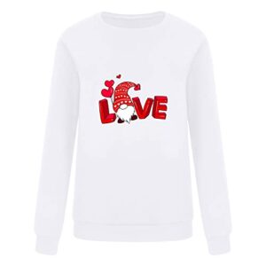 Women Valentine Shirts New Years Eve Party Supplies Stocking Stuffers for Teens Cats Gifts for Cat Lovers White