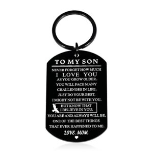 teen boys gift ideas son gifts from mom inspirational keychain for him son-in-law stepson birthday christmas stocking stuffers for teens valentines day gifts for kids graduation gifts back to school