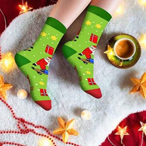 Funny Christmas Socks for Men Women Teens Boys - Jolly Af Secret Santa Gifts Christmas Novelty Fun Crew Funky Cute Crazy Silly Socks Funny Xmas Stocking Stuffers