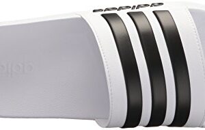 adidas Men's Adilette Shower Slides White/Core Black/White 13