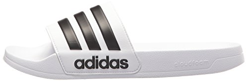 adidas Men's Adilette Shower Slides White/Core Black/White 13