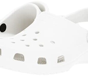 Crocs Unisex-Adult Classic Clogs (Best Sellers), White, 11 Men/13 Women