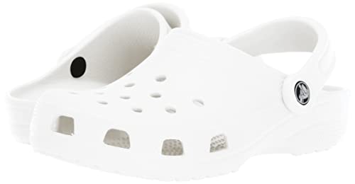 Crocs Unisex-Adult Classic Clogs (Best Sellers), White, 11 Men/13 Women