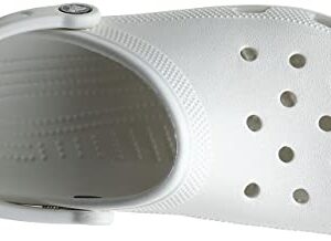 Crocs Unisex-Adult Classic Clogs (Best Sellers), White, 11 Men/13 Women